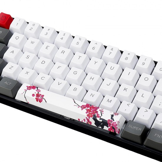 1 Key Ink Plum Blossom Keycap OEM Profile PBT Space Bar 6.25u Novelty Keycap