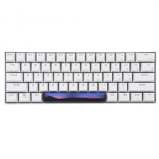 1 Key Sunset Clouds Keycap OEM Profile PBT Space Bar 6.25u Novelty Keycap for Mechanical Keyboard