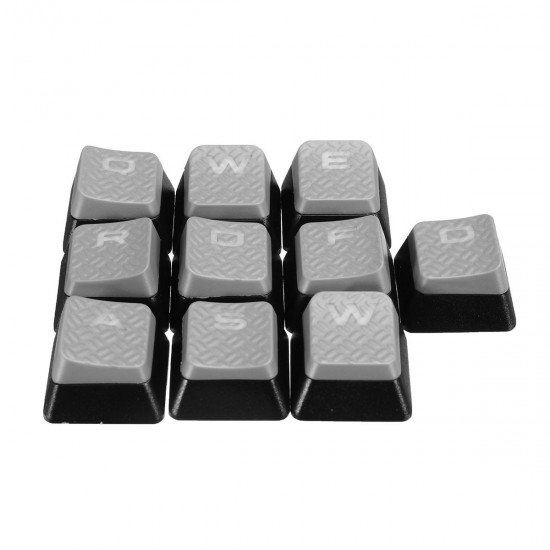 10 Key Backlit Translucent Keycap Key Caps For MX Switch Mechanical Keyboard For Corsair FPS