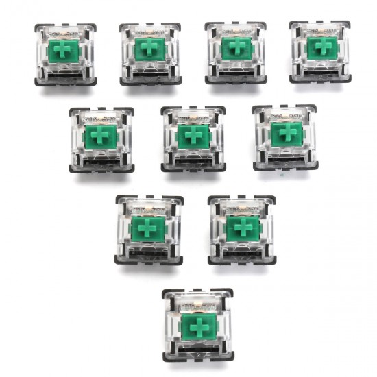 10 Pcs 5 Pin Green Switch Gateron Switch for Mechanical Keyboard Switch