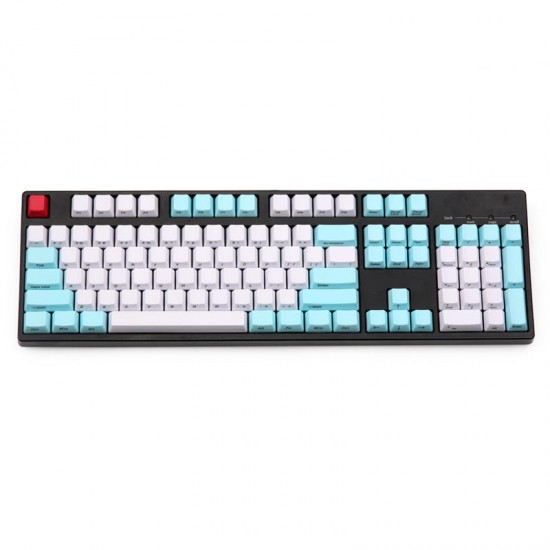 104 Key PBT OEM Profile Thick Side Printed Keycaps for MX Switches Keyboard