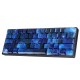 104 Keys Blue Starry Sky Keycap Set OEM Profile ABS Two Color Molding Keycaps for Mechanical Keyboard