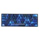 104 Keys Blue Starry Sky Keycap Set OEM Profile ABS Two Color Molding Keycaps for Mechanical Keyboard