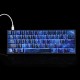 104 Keys Blue Starry Sky Keycap Set OEM Profile ABS Two Color Molding Keycaps for Mechanical Keyboard