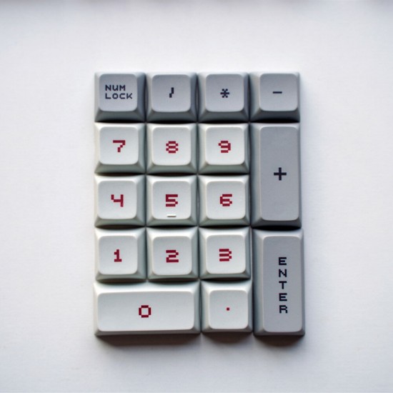 104 Keys Grey&White Keycap Set XDA Profile PBT DYE-Sub 2.25U 2U 1.75U Keycaps Compatible with GH60 GK61 GK64 87 96 104 Mechanical Keyboard