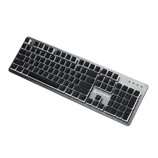 104 Keys Milk Pudding Keycap Set OEM Profile PBT Tow Color Molding Translucent Keycaps for Mechanical Keyboard
