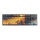 104 Keys Saturn Keycap Set OEM Profile PBT Five-sided Sublimation Keycaps for Mechanical Keyboard