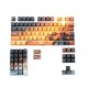 104 Keys Saturn Keycap Set OEM Profile PBT Five-sided Sublimation Keycaps for Mechanical Keyboard