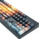 104 Keys Saturn Keycap Set OEM Profile PBT Five-sided Sublimation Keycaps for Mechanical Keyboard