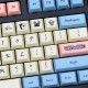 104 Keys West World Keycap Set KT1 Profile PBT Sublimation Keycaps for Mechanical Keyboards