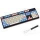 104 Keys West World Keycap Set KT1 Profile PBT Sublimation Keycaps for Mechanical Keyboards