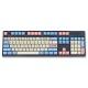 104 Keys West World Keycap Set KT1 Profile PBT Sublimation Keycaps for Mechanical Keyboards