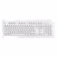 106 Keys White Translucent Keycap Set OEM Profile PBT Double Shot 104 Keycaps for Mechanical Keyboard