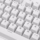 106 Keys White Translucent Keycap Set OEM Profile PBT Double Shot 104 Keycaps for Mechanical Keyboard 106 Keys White Translucent Keycap Set OEM Profile PBT Double Shot 104 Keycaps for Mechanical Keyboard