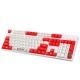 104 Keys Christmas Keycap Set OEM Profile PBT Dye-Sublimation Keycaps for Mechanical Keyboard