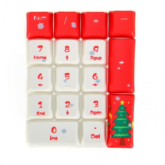 104 Keys Christmas Keycap Set OEM Profile PBT Dye-Sublimation Keycaps for Mechanical Keyboard 104 Keys Christmas Keycap Set OEM Profile PBT Dye-Sublimation Keycaps for Mechanical Keyboard