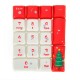 104 Keys Christmas Keycap Set OEM Profile PBT Dye-Sublimation Keycaps for Mechanical Keyboard