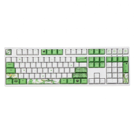 108 Keys Keycap Set OEM Profile PBT Five-sided Sublimation Keycaps for Mechanical Keyboard