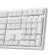 108 Keys Minimalist Keycap Set Profile PBT Two Color Molding Keycaps for Mechanical Keyboard