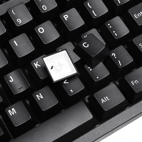 108 Keys Minimalist Keycap Set Profile PBT Two Color Molding Keycaps for Mechanical Keyboard