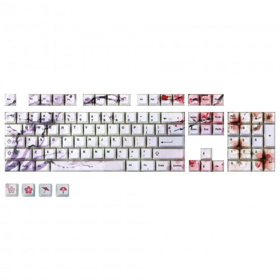 108 Keys OEM Profile PBT Sublimation Keycaps 104 Keys Mechanical Keyboard Keycap for 61% 87% 104% 108% Keyboard