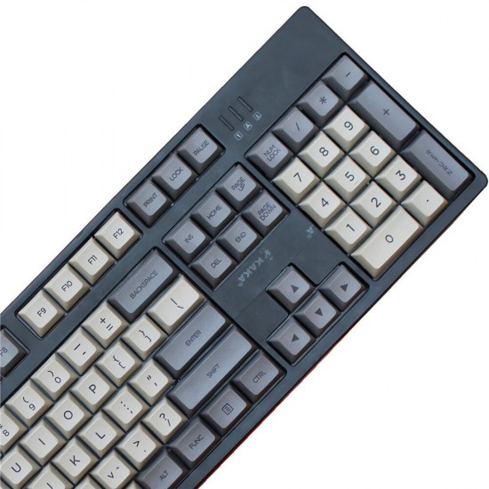 108 Keys Space Grey Keycap Set KT1 Profile PBT Keycaps for 104/108 Keys Mechanical Keyboards