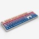 108 Keys Sunset Clouds Keycap Set OEM Profile PBT Dip-dyeing Keycaps for Mechanical Keyboard