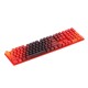 108 Keys Translucent Keycap Set OEM Profile PBT Dye-sub Keycaps for Mechanical Keyboard