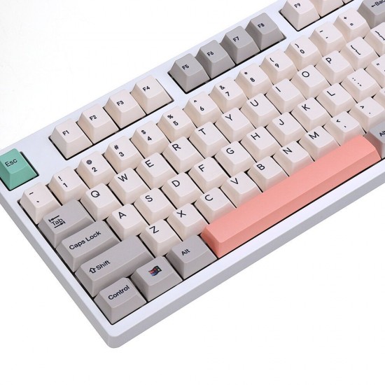 108/130 Keys 9009 Retro Grey Keycap Set Profile PBT Sublimation Keycaps for Mechanical Keyboard 108/130 Keys 9009 Retro Grey Keycap Set Profile PBT Sublimation Keycaps for Mechanical Keyboard