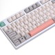 108/130 Keys 9009 Retro Grey Keycap Set Profile PBT Sublimation Keycaps for Mechanical Keyboard