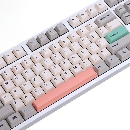 108/130 Keys 9009 Retro Grey Keycap Set Profile PBT Sublimation Keycaps for Mechanical Keyboard 108/130 Keys 9009 Retro Grey Keycap Set Profile PBT Sublimation Keycaps for Mechanical Keyboard