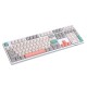 108/130 Keys 9009 Retro Grey Keycap Set Profile PBT Sublimation Keycaps for Mechanical Keyboard