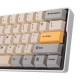 108/130 Keys Cheese Color Keycap Set Profile PBT Sublimation Keycaps for 61/87/104/108 Keys Mechanical Keyboards