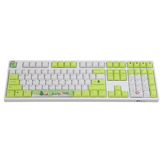 108/130 Keys Christmas Keycap Set Profile PBT Sublimation Keycaps for Mechanical Keyboard