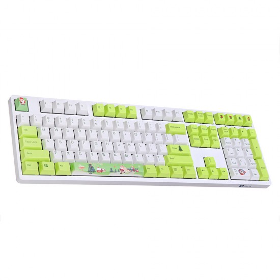 108/130 Keys Christmas Keycap Set Profile PBT Sublimation Keycaps for Mechanical Keyboard