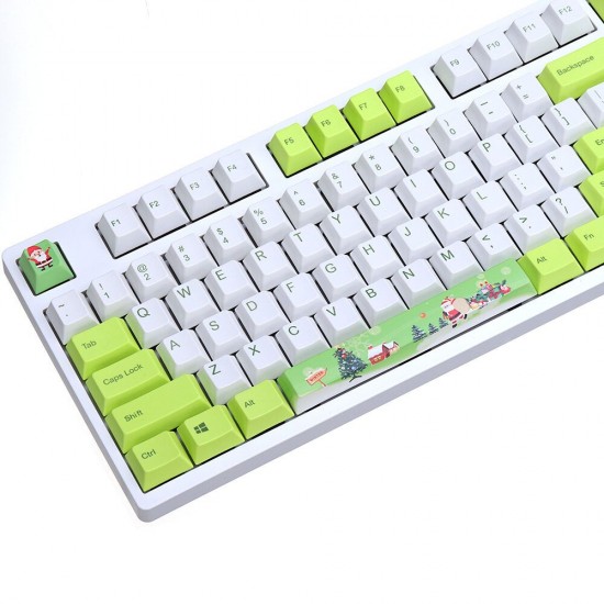 108/130 Keys Christmas Keycap Set Profile PBT Sublimation Keycaps for Mechanical Keyboard