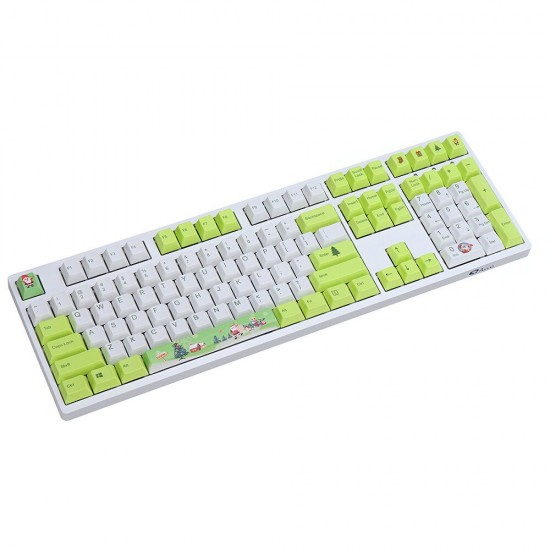 108/130 Keys Christmas Keycap Set Profile PBT Sublimation Keycaps for Mechanical Keyboard