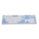 108/130 Keys Technology Frontier Keycap Set Profile PBT Sublimation Taiwanese Keycaps for Mechanical Keyboard