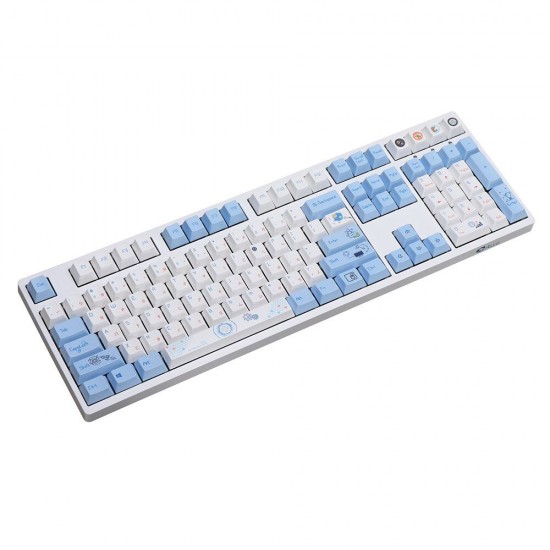 108/130 Keys Technology Frontier Keycap Set Profile PBT Sublimation Taiwanese Keycaps for Mechanical Keyboard