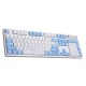 108/130 Keys Technology Frontier Keycap Set Profile PBT Sublimation Taiwanese Keycaps for Mechanical Keyboard