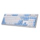 108/130 Keys Technology Frontier Keycap Set Profile PBT Sublimation Taiwanese Keycaps for Mechanical Keyboard