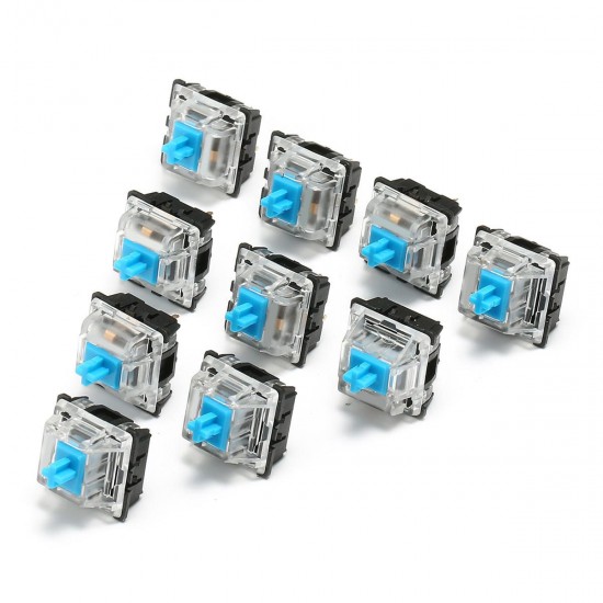 10PCS 3 Pin Mechanical Keyboard Switch Blue Switch 10PCS 3 Pin Mechanical Keyboard Switch Blue Switch