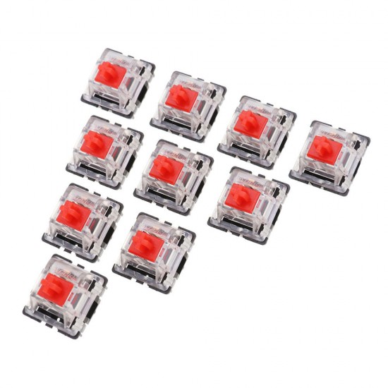 10PCS Pack 3Pin Gateron Linear Red Switch Keyboard Switch for Mechanical Gaming Keyboard 10PCS Pack 3Pin Gateron Linear Red Switch Keyboard Switch for Mechanical Gaming Keyboard