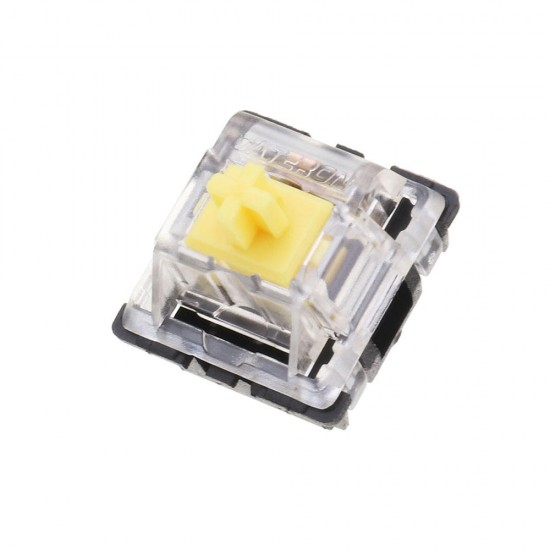 10PCS Pack 3Pin Gateron Linear Yellow Switch Keyboard Switch for Mechanical Gaming Keyboard