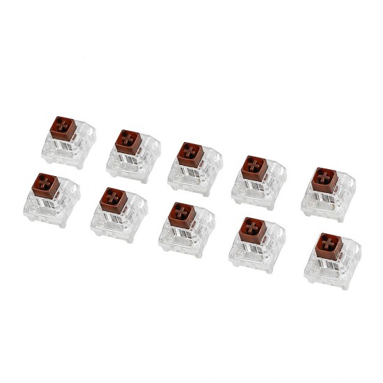 10Pcs Kailh BOX Brown Switch Keyboard Switches for Mechanical Gaming Keyboard