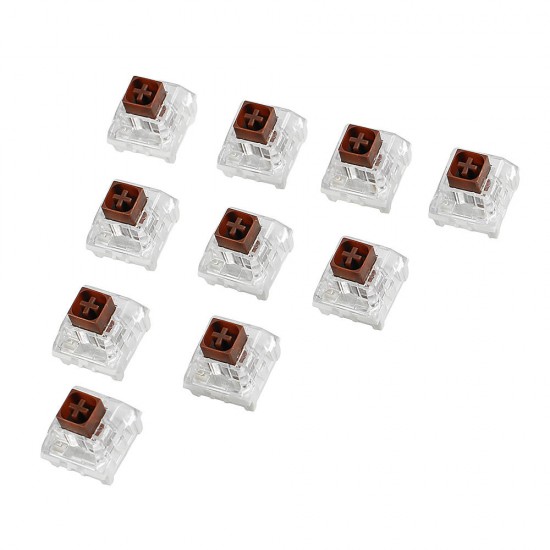 10Pcs Kailh BOX Brown Switch Keyboard Switches for Mechanical Gaming Keyboard