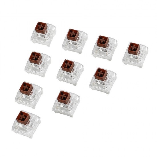 10Pcs Kailh BOX Brown Switch Keyboard Switches for Mechanical Gaming Keyboard 10Pcs Kailh BOX Brown Switch Keyboard Switches for Mechanical Gaming Keyboard