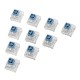 10Pcs Kailh BOX Heavy Pale Blue Switch Keyboard Switches for Mechanical Gaming Keyboard