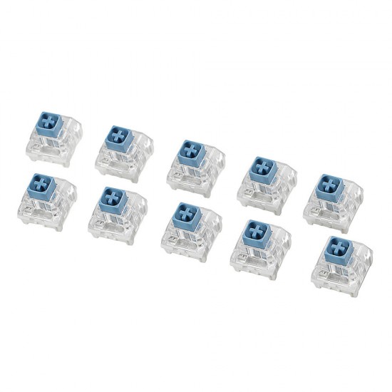 10Pcs Kailh BOX Heavy Pale Blue Switch Keyboard Switches for Mechanical Gaming Keyboard 10Pcs Kailh BOX Heavy Pale Blue Switch Keyboard Switches for Mechanical Gaming Keyboard