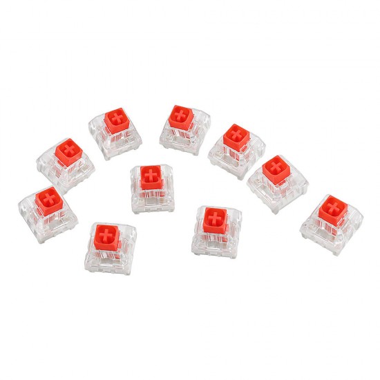 10Pcs Kailh BOX Red Switch Keyboard Switches for Mechanical Gaming Keyboard